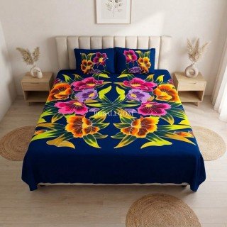 New Design Rayon Bedsheet Hand Painted Balinese Artisans